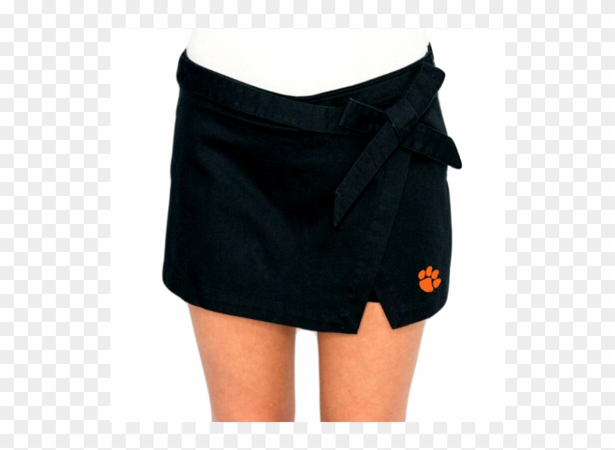 Clemson Black Savannah Skort - Savannah Clipart