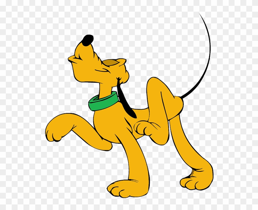 Strutting - Pluto The Dog Transparent Clipart