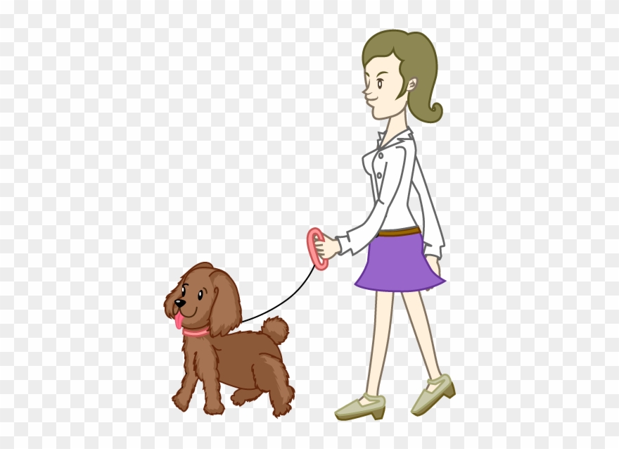 Dog-walking - Dog Clipart