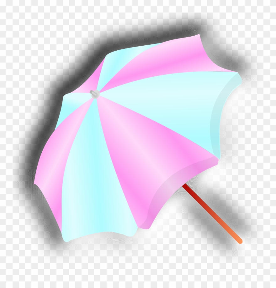 Umbrella Computer Icons Drawing Auringonvarjo Blue - Pink And Blue Umbrella Clipart