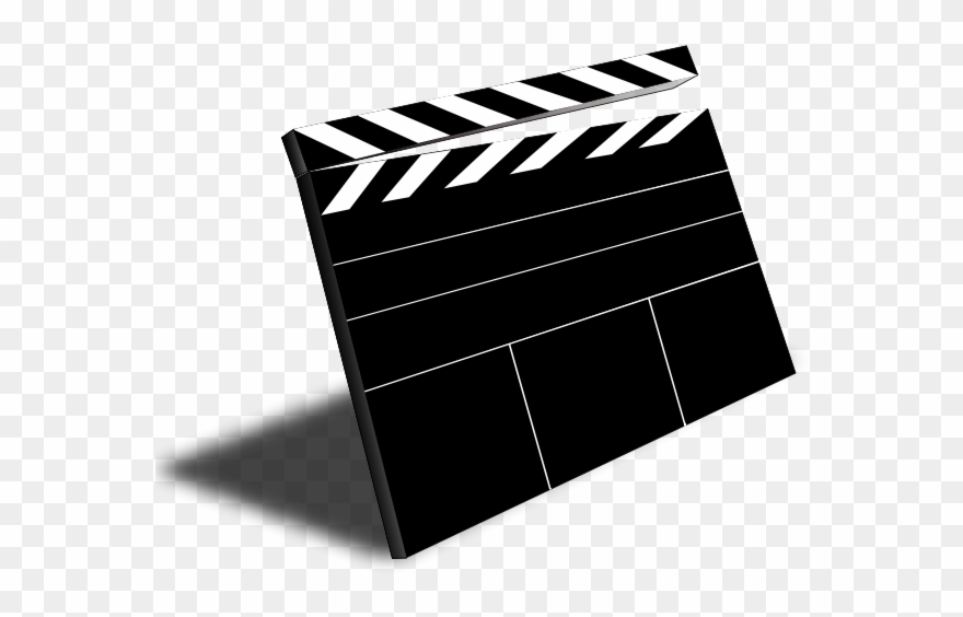 Free Reflected Scene Slate - Director Cuts Clipart