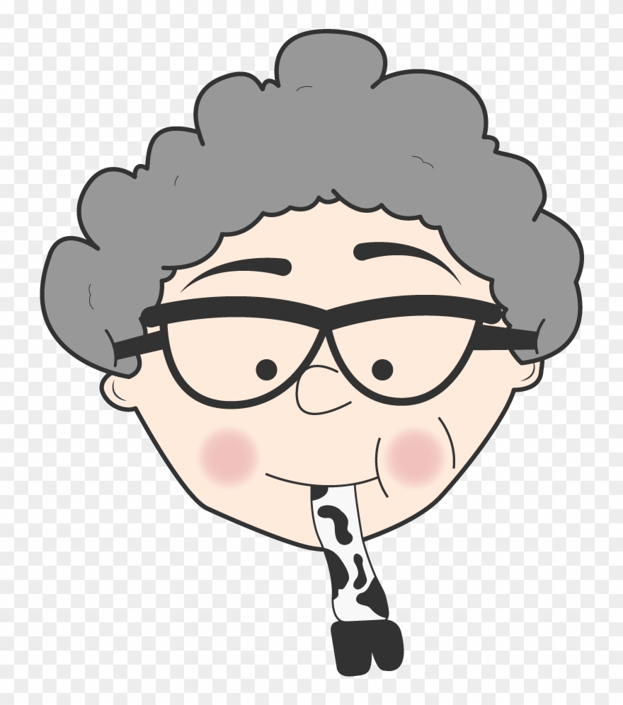 There Was An Old Lady Who Swallowed A Fly - Cartoon Clipart