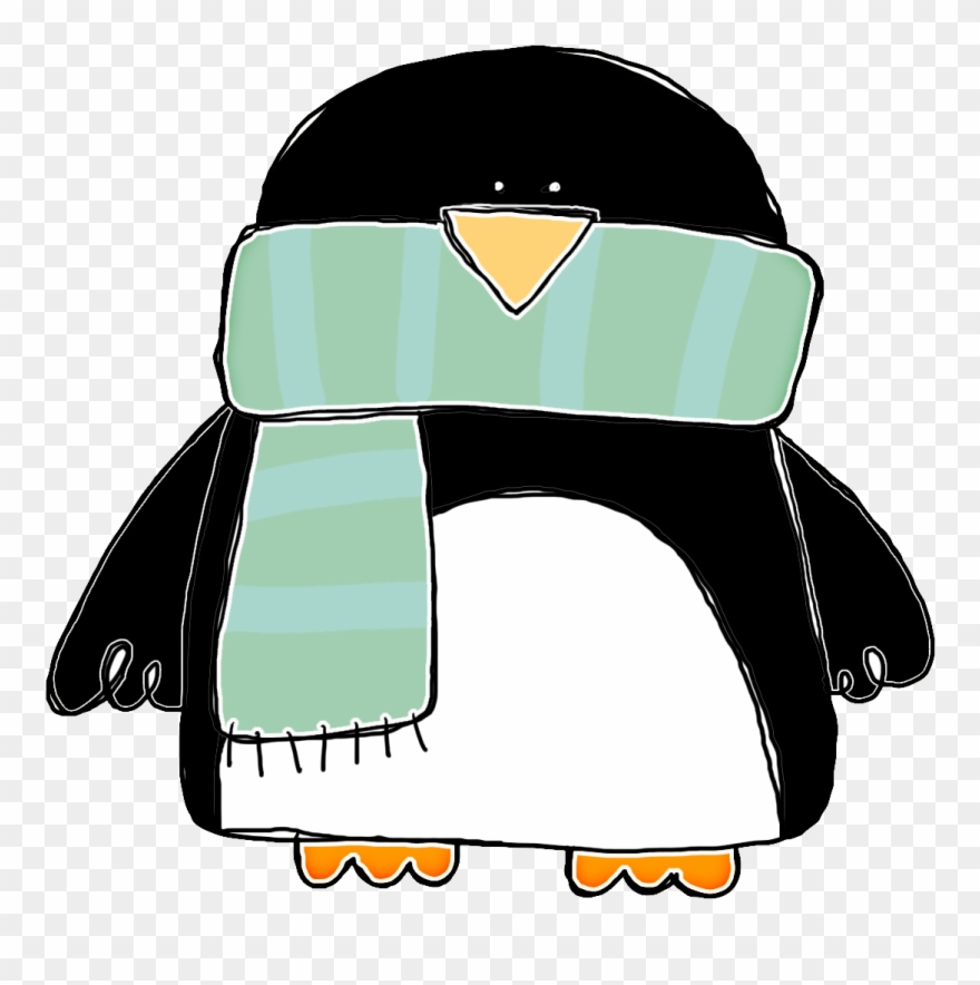 The Very Busy Kindergarten - Melonheadz Penguin Clipart - Png Download