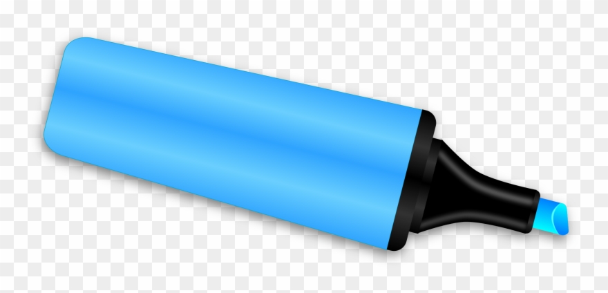 Marker Clipart By Gnokii - Highlighter Clipart - Png Download