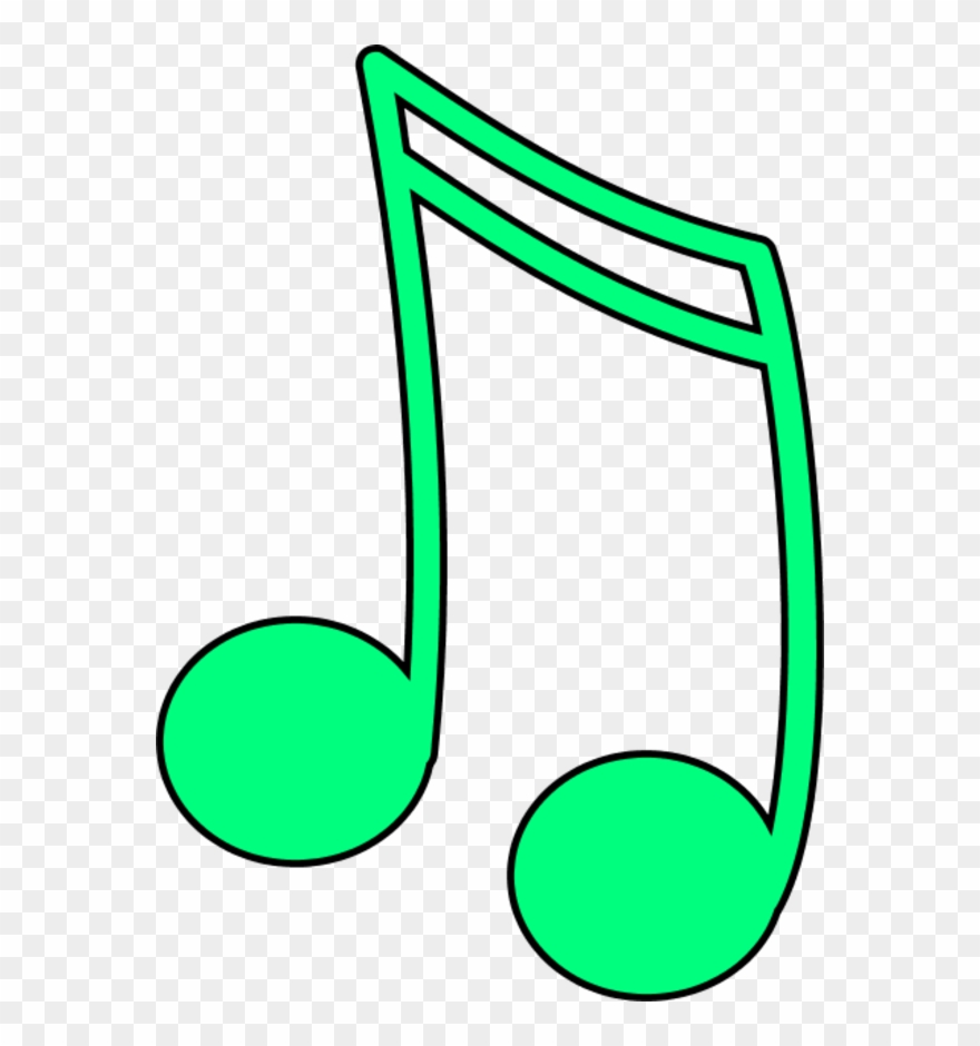 Purple Musical Note - Color Music Notes Clipart - Png Download