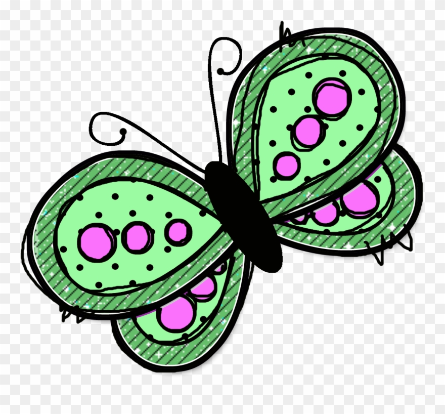B Insects, Clip Art, Butterfly, Floral, Esl, Bugs, - Lepidoptera - Png Download