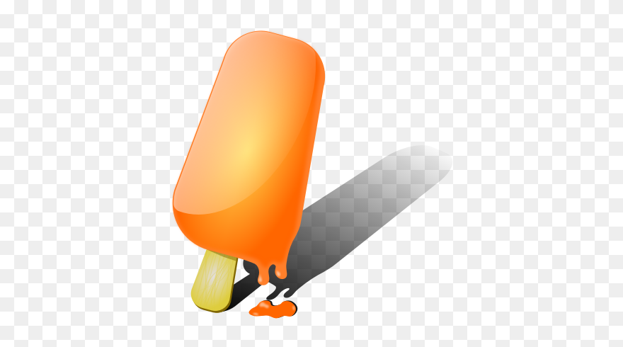 Clip Art By Rents - Orange Popsicle Clipart - Png Download