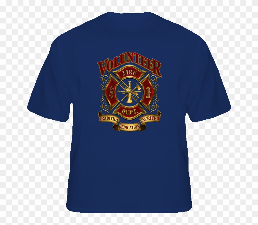 Volunteer Firefighter Tradition Dedication Sacrifice - Commando T Shirt Arnold Clipart
