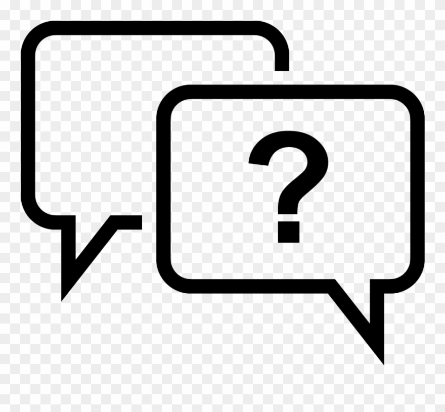 Faq - Line Art Clipart