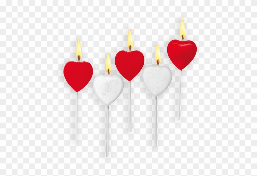 Kerzen Heart - Susy Card Bougies Pour Gâteau 'coeurs', En Cire 40006864 Clipart