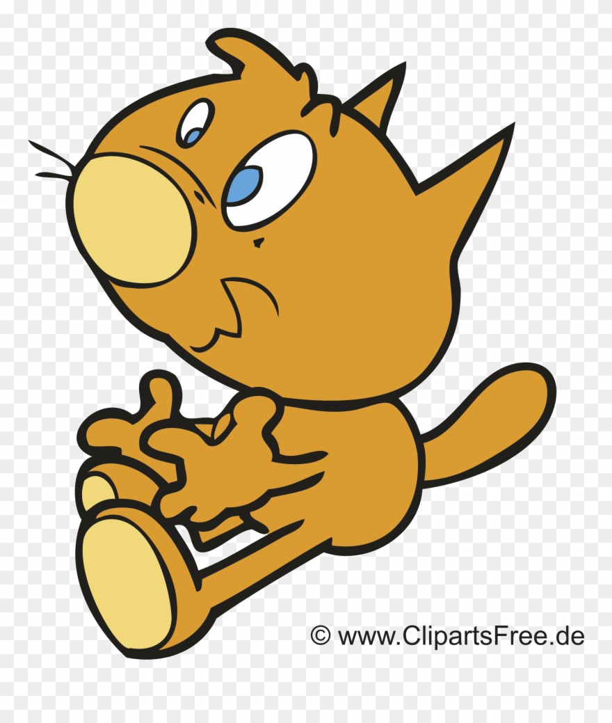 Bildtitel Clip Art Cartoon Cat - Clip Art - Png Download