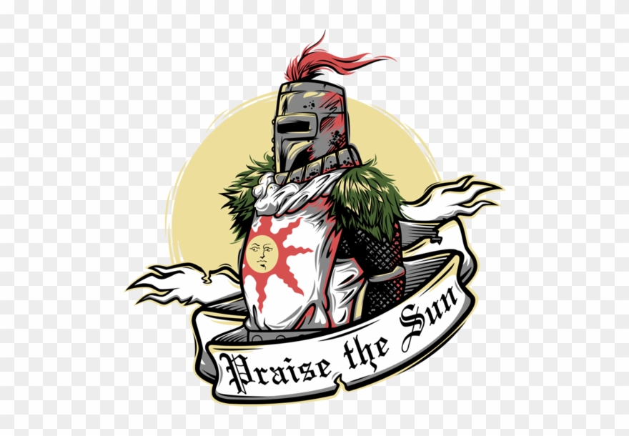 Dark Souls Clipart Silhouette - Pray The Sun Dark Souls - Png Download