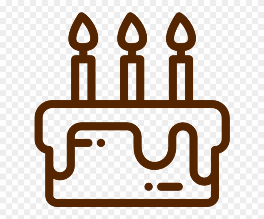Icon Torte Mit Kerzen - Baby Shower Icon Png Clipart