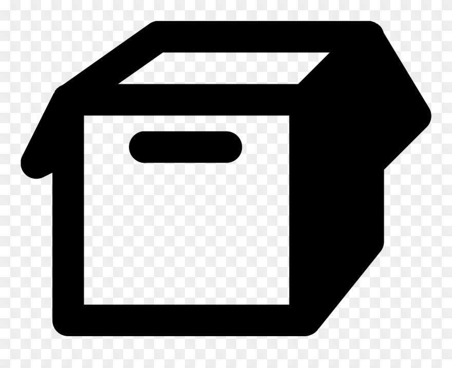 Empty Box Icon Clipart
