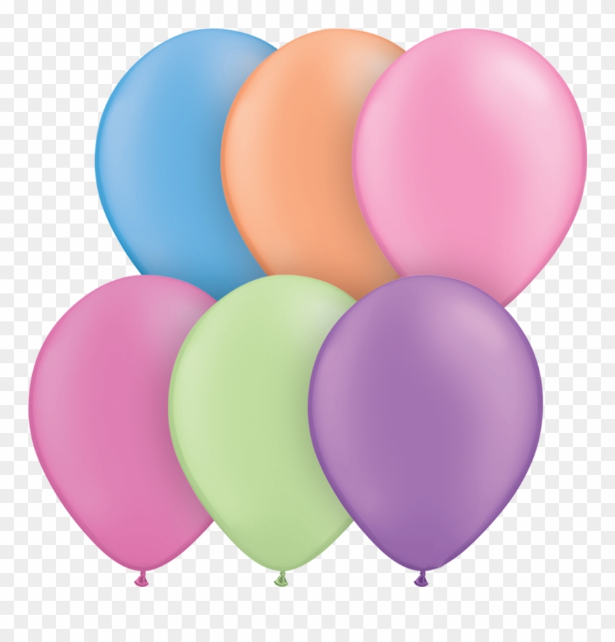 Luftballon Neon Auswahl 27,5 Cm - Balloon Clipart