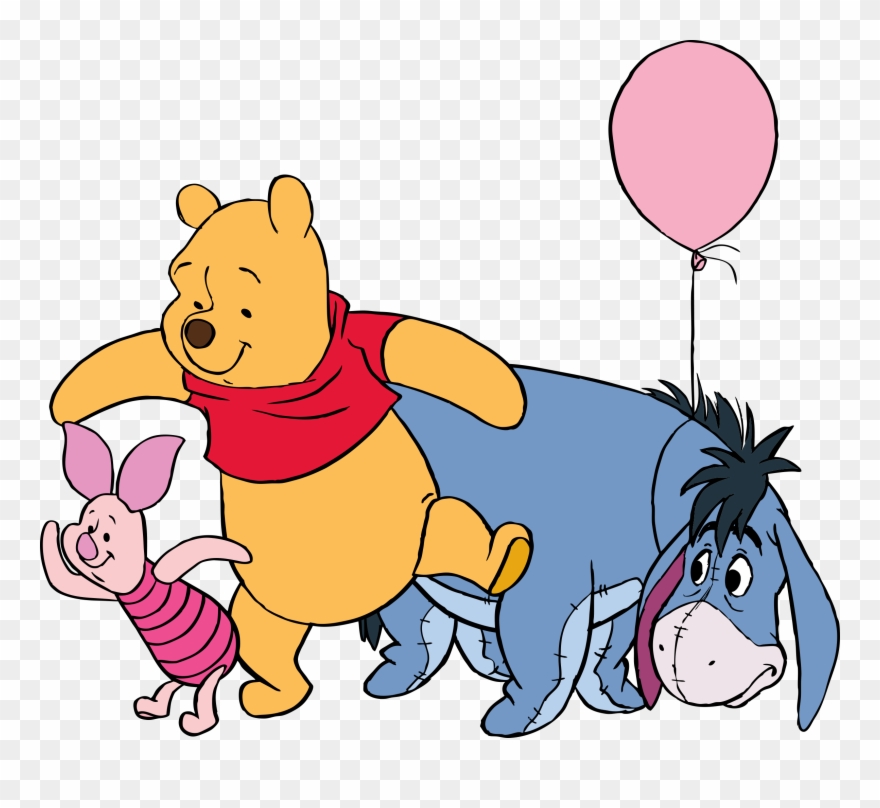 Winniepuuh Luftballon - Roommates Disney Winnie The Pooh Eeyore Giant Wall Clipart