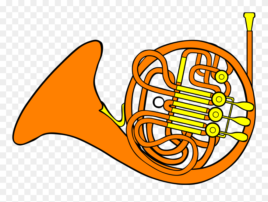 Trombone Free Images On Pixabay Clipart - French Horn Cartoon - Png Download