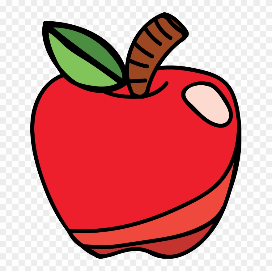 Apfelfrucht, Verbotene Frucht, Apple Illustration, - Example Of Digital Poster Clipart
