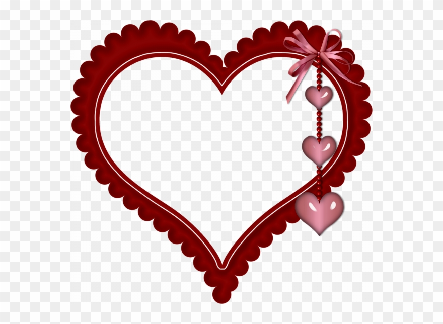Love Heart Frames - Logomarca Gratis Para Bolos Clipart