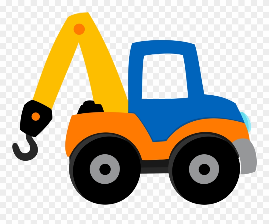 Clip Art, Construction, Transportation, Building, Illustrations - Construction Trucks - Png Download