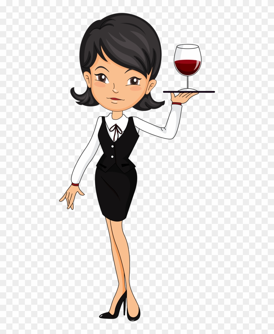Фото, Автор Soloveika На Яндекс - Waitress Clipart - Png Download