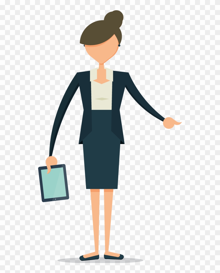 Woman Character - Computer Clipart