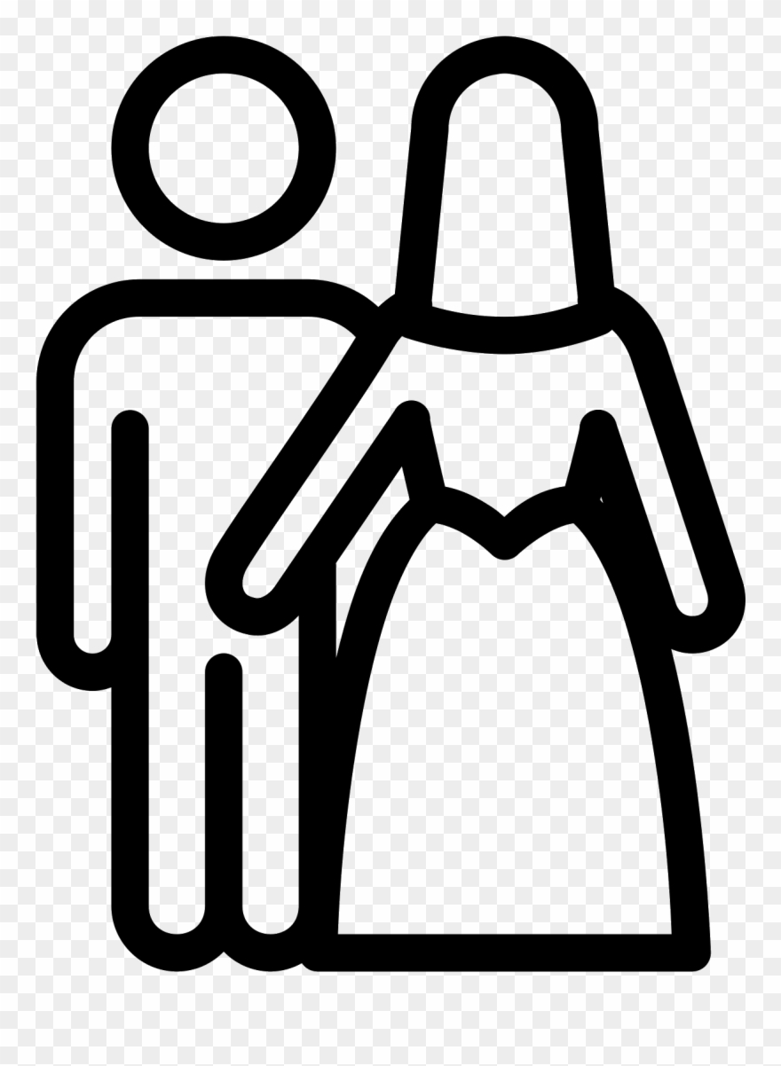 Clipart Hochzeitspaar Comic