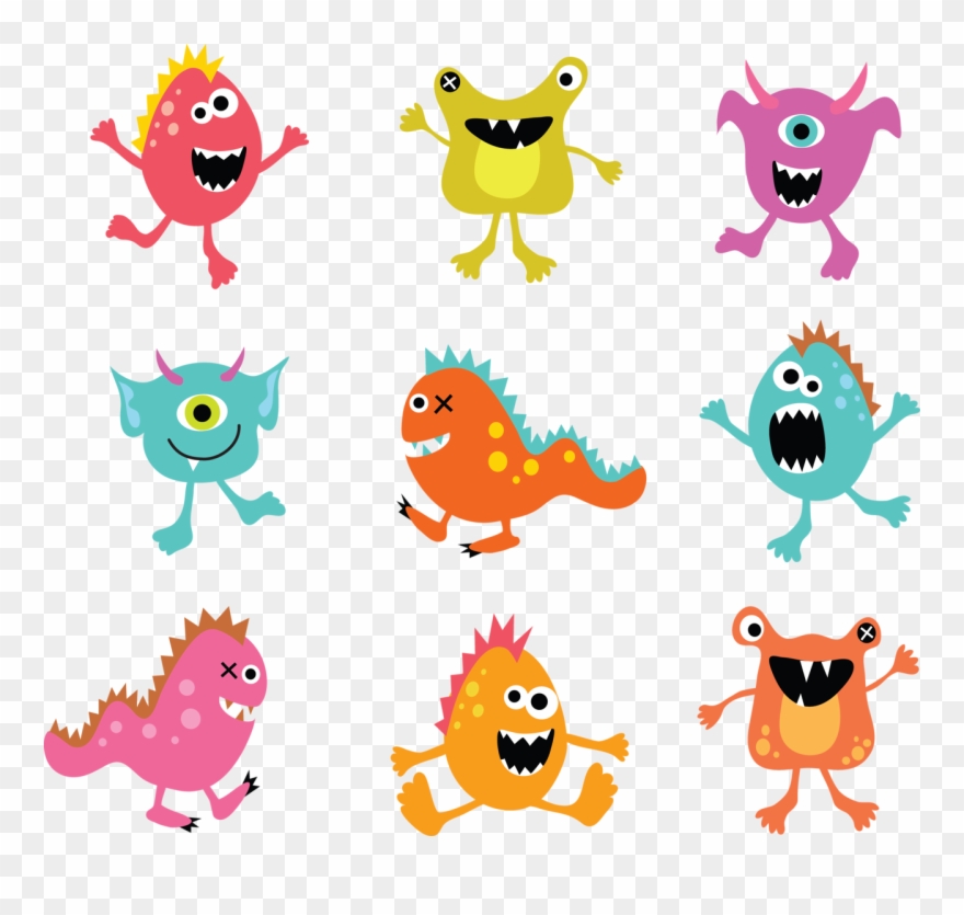 Monster University - Little Monsters Clipart