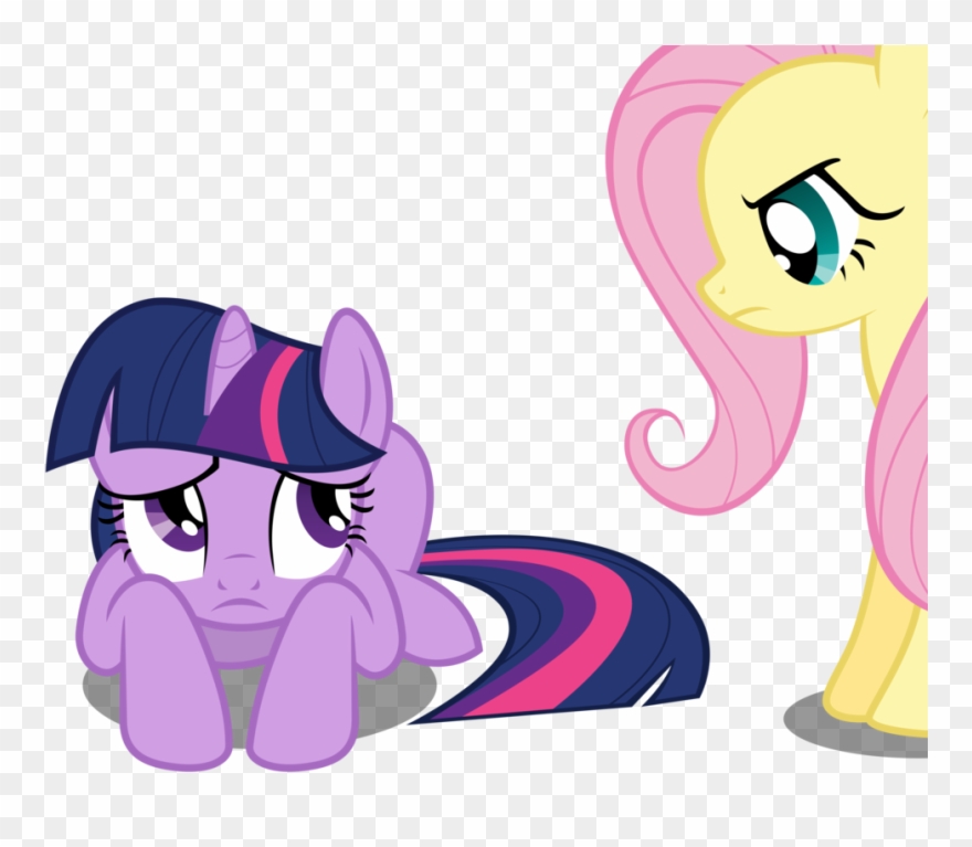 Twilight Clipart Vector - Mlp Twilight And Fluttershy Vector - Png Download