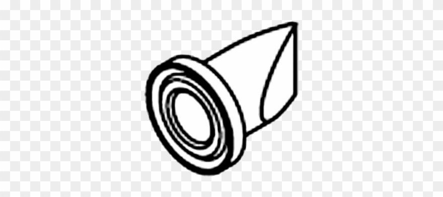 Clear Plastic Pinch Valve For Condiment Pump Dispenser - Line Art Clipart