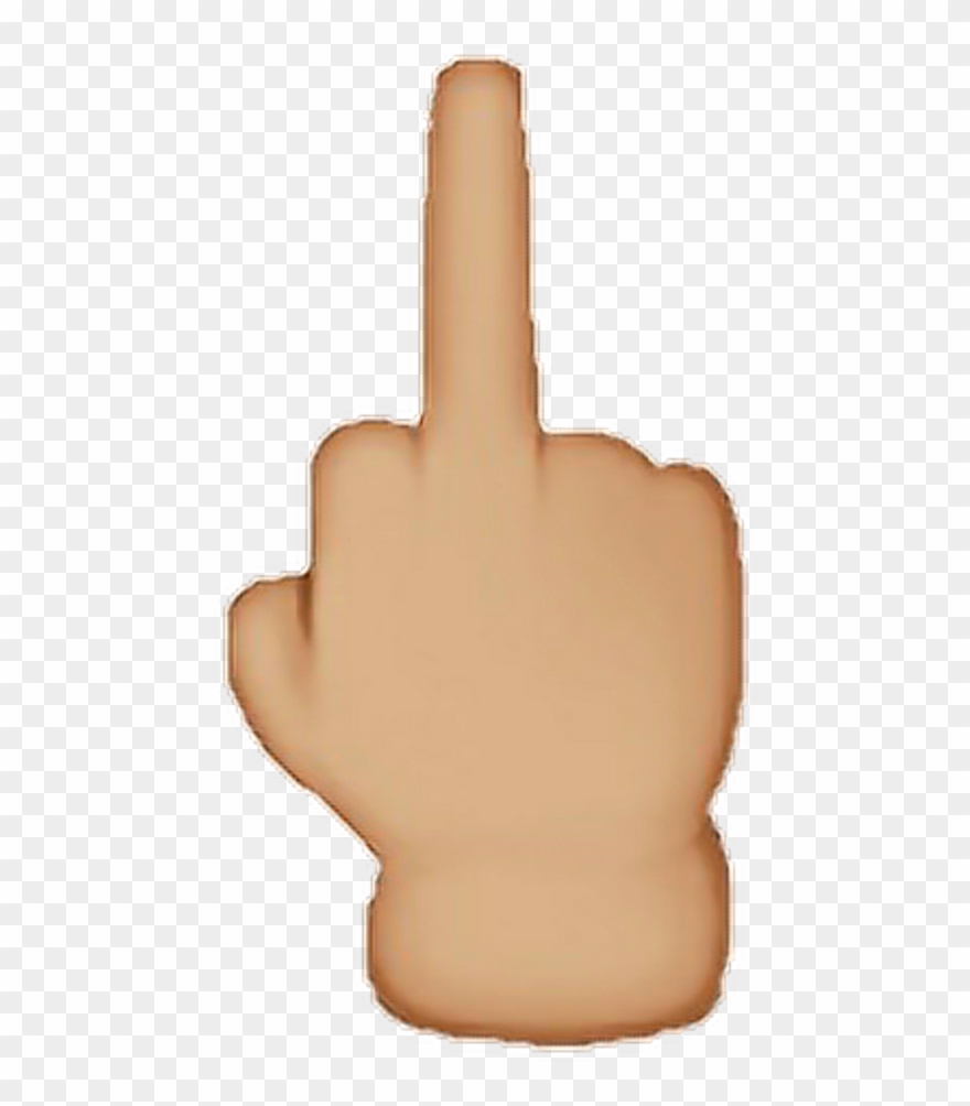#emoji #whatsapp #png #fuck #edit - Iphone Emoji Middle Finger Transparent Clipart