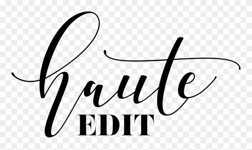 Haute Edit - Calligraphy Clipart