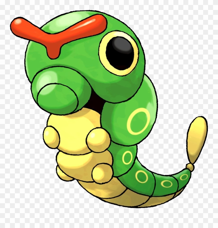 010caterpie - Caterpie Png Clipart