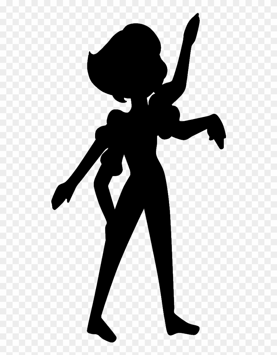 Paintbrush Clipart Silhouette - Steven Universe Steven Silhouette - Png Download