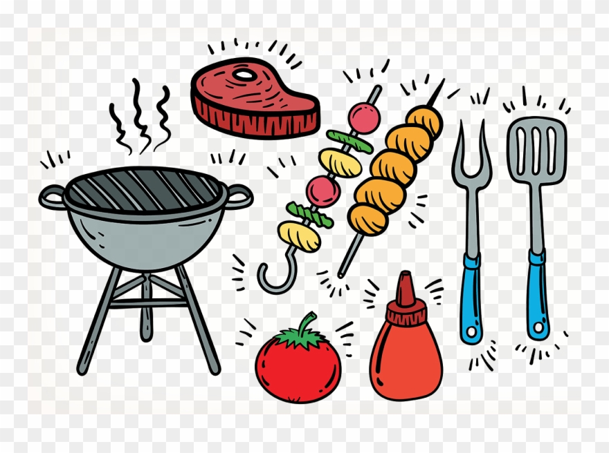 Barbecue Grill Kebab Chuan Grilling - Barbecue Clipart