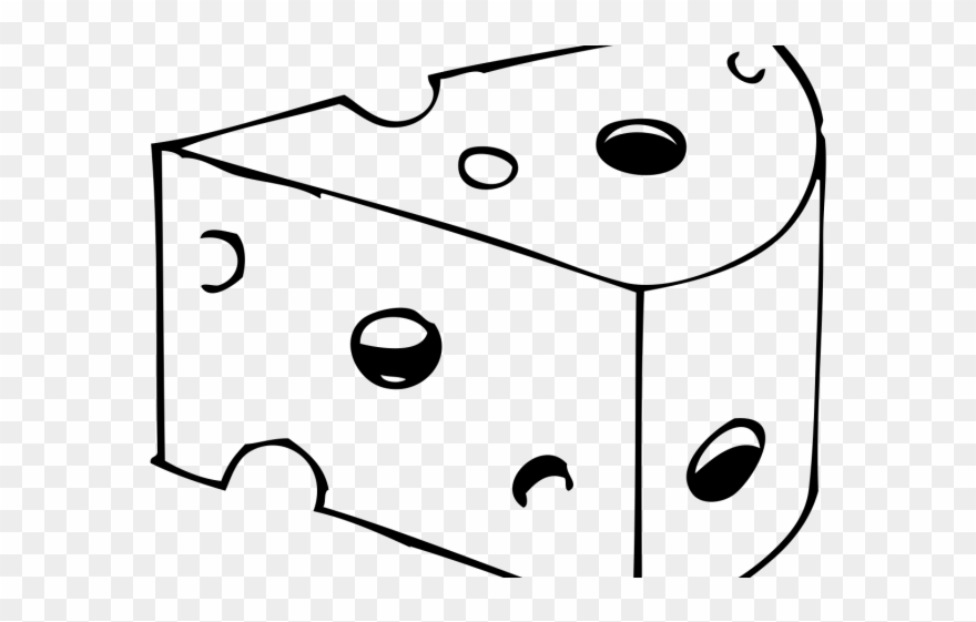Drawn Cheese Simple - Cheese Clipart