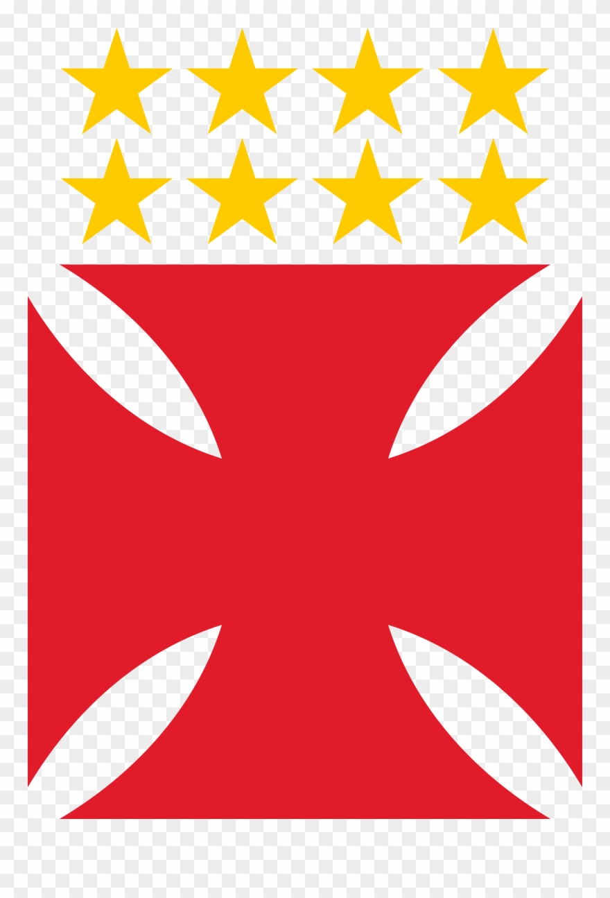 Vasco Logo Da Gama Escudo Cruz De Malta - Santa Fe Colombia Png Clipart