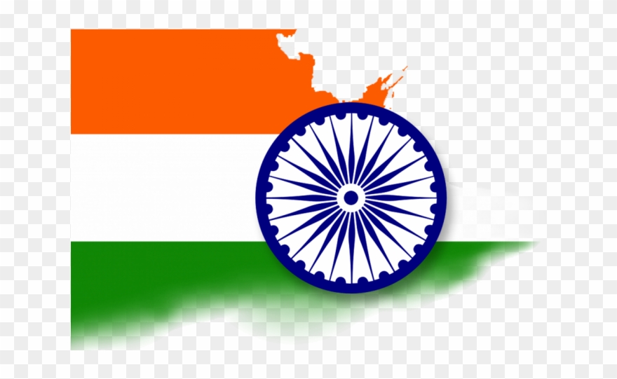 26 January India Republic Day With Hanging Ashoka Vector - Wells Cathedral Clipart