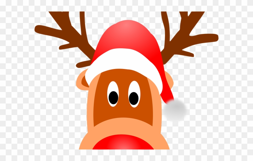 Reindeer Antlers Headband Png - Christmas Reindeer Face Clipart