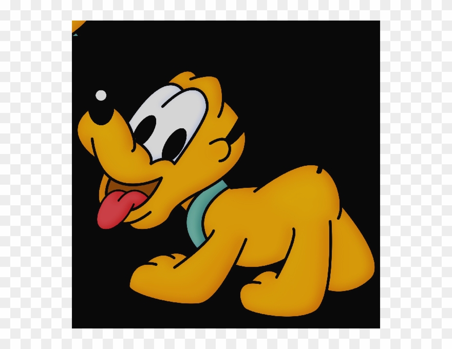 Clip Art Disney Pluto The Dog Cartoon Clip Art Images - Baby Pluto Drawing Easy - Png Download