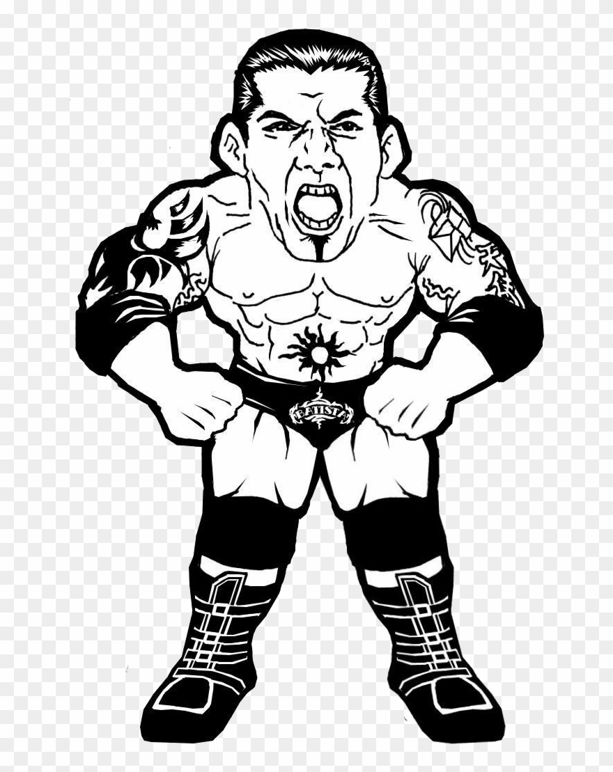 Batista Cartoon Png By Undertaker02 On Clipart Library - Batista Cartoon Transparent Png