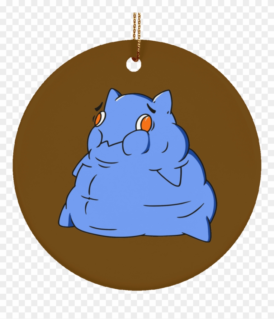 Graves Disease Monster Ceramic Circle Ornament - Halten Und Parken Verboten Clipart