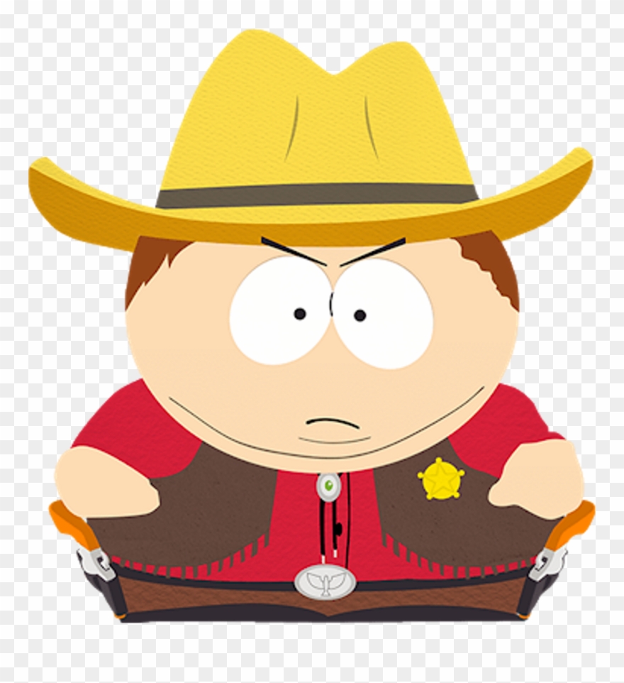 Phonedestroyer Sticker - South Park Phone Destroyer Sheriff Cartman Clipart