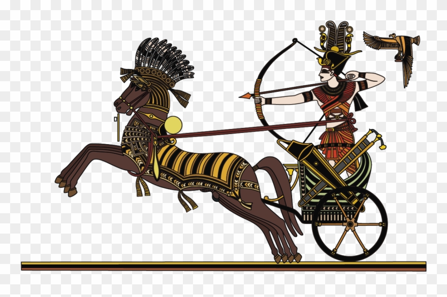 Archery Clipart Chariot Racing - Character And Style In Egyptian Art - Png Download