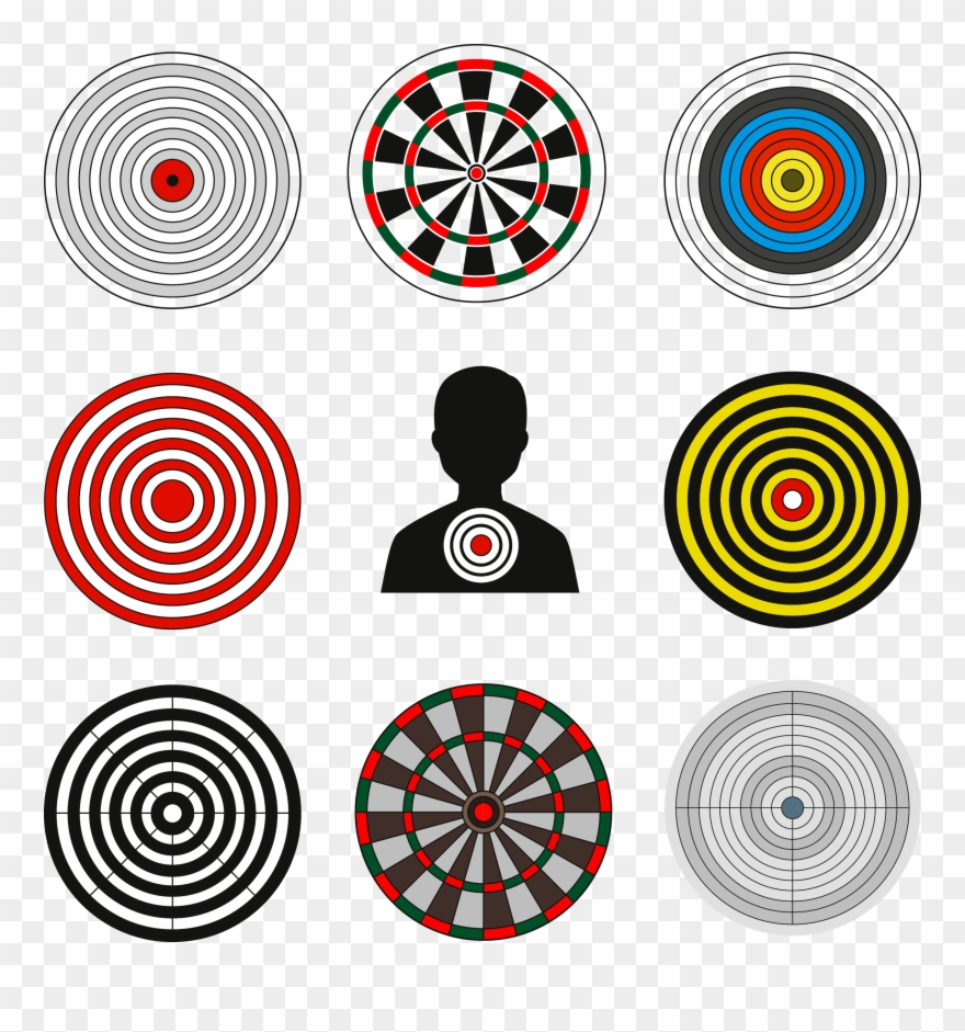 Archery Arrow Shooting Sport Cdr - Harley Davidson Dart Board Clipart