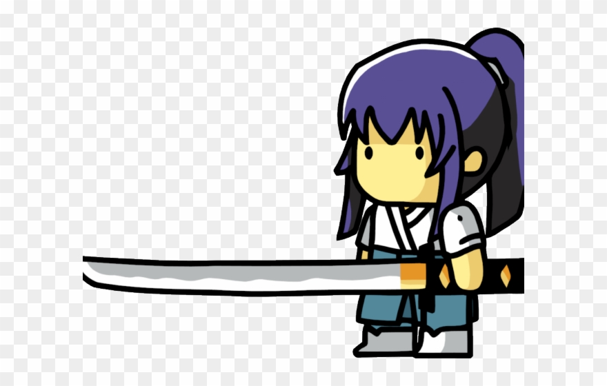 Samurai Clipart Historical - Scribblenauts Unlimited Anime Characters - Png Download