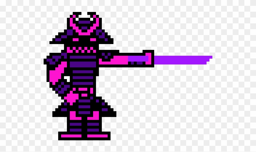Dark Samurai Attack - Illustration Clipart