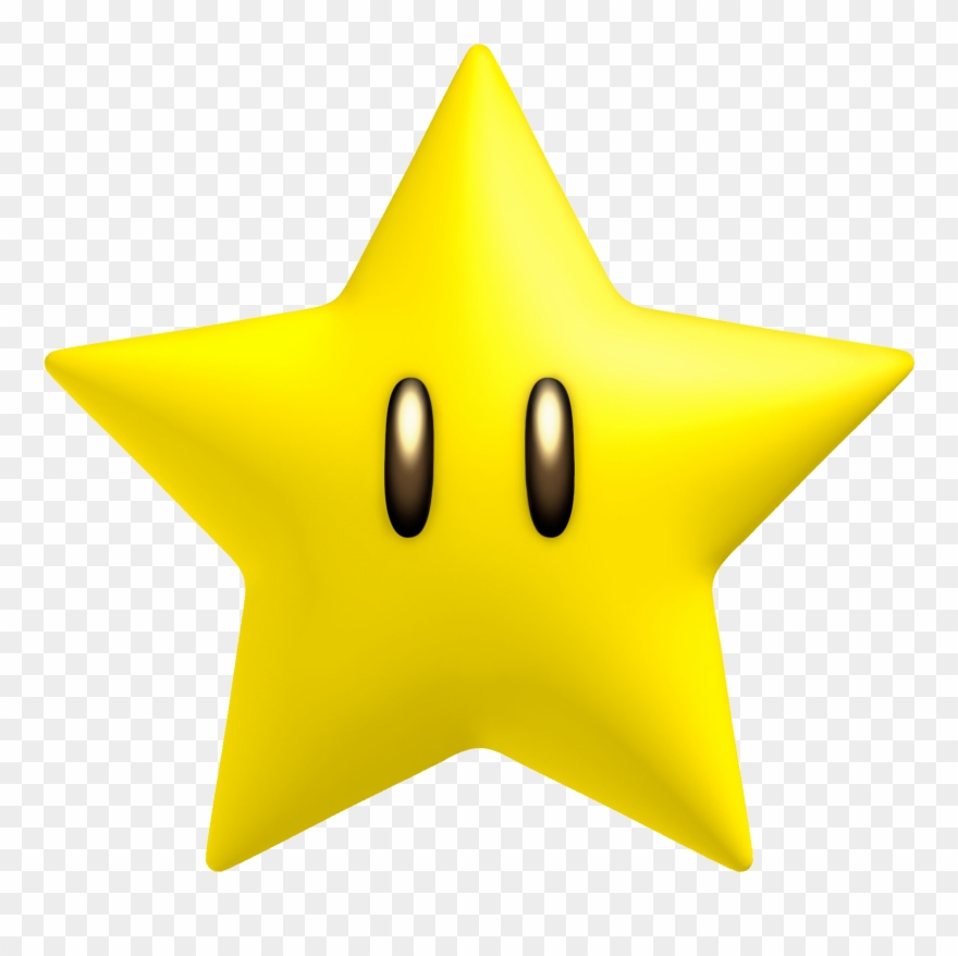 Super Mario Star Transparent Clipart