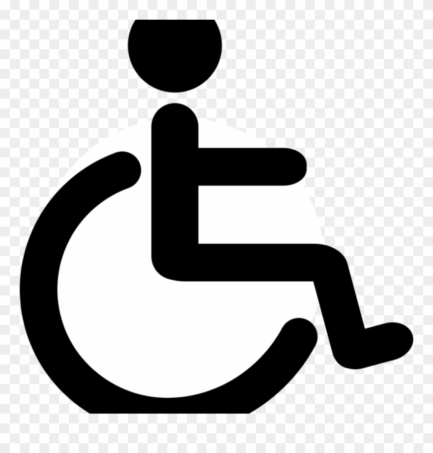 Wheelchair Clipart Search Results For Wheelchair Clipart - Handicap Piktogram - Png Download