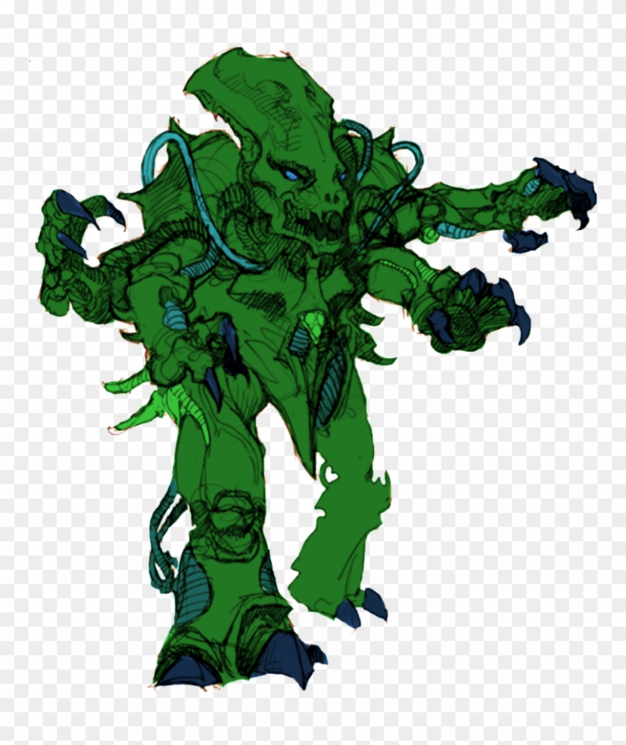 Orgi Shamhuth Bellator - Alien Drawings Clipart